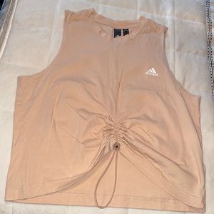 Adidas cinch front workout tank